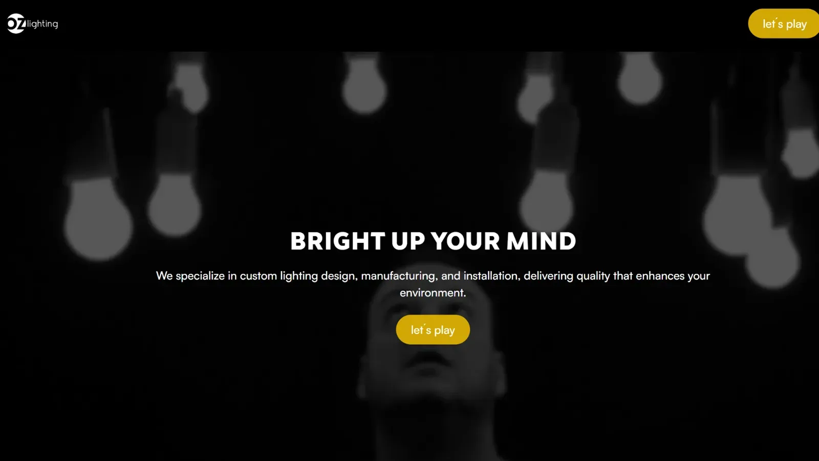 Website für OZ Lighting